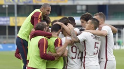 Serie A, Chievo Verona-Roma 3-5: doppiette El Shaarawy e Salah