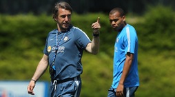 Inter, ultimi allenamenti con Vecchi aspettando il nuovo allenatore