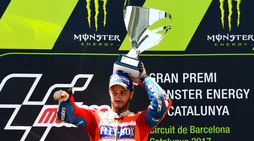 MotoGp: Dovizioso domina in Catalogna, Rossi delude