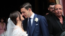 Darmian, le nozze con Francesca: presenti anche Ventura, Cerci e Schneiderlin