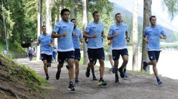 Lazio, corsa nel bosco aspettando Biglia