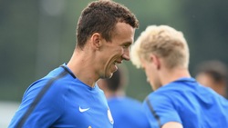 Inter in campo a Brunico: c'è anche Perisic