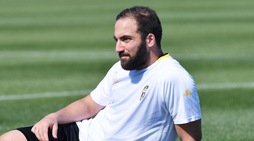 Juventus: Higuain a terra, ma è solo per un cerotto
