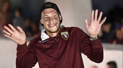Torino, il sorriso di Belotti alla presentazione