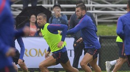 Roma, Strootman su Kolarov: "marcatura" stretta da leader