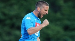 Napoli, Mertens-show nel primo test: è già in forma Champions