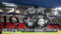 Legia Varsavia, coreografia shock in Champions