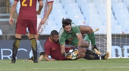 Celta Vigo-Roma 4-1, le immagini dell'ultima amichevole giallorossa