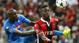 Nizza-Napoli, Koulibaly "annulla" Balotelli