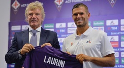 Fiorentina, la presentazione di Laurini