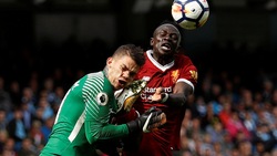 City-Liverpool, rosso a Mané: entrata killer su Ederson
