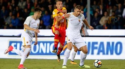 Benevento-Roma, Dzeko non ne sbaglia una: che show al Vigorito!