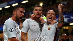 Chelsea-Roma 3-3, Dzeko fa doppietta a Stamford Bridge