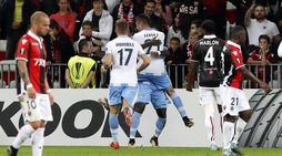 Europa League, Nizza-Lazio 1-3: Caicedo e Milinkovic show