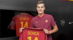 Ufficiale, Schick è della Roma: firma e maglia numero 14
