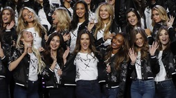 Modelle di lingerie riunite: quanti "angeli" in Cina!