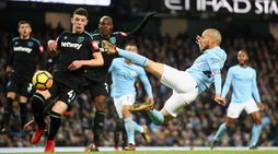 Premier League, Manchester City-West Ham 2-1: David Silva firma l'ennesima vittoria