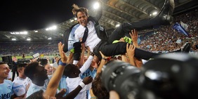Lazio, tripudio all'Olimpico!