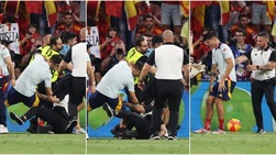 Morata e la scivolata dello steward: incredibile dopo Spagna-Francia