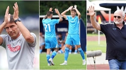 Napoli, le foto dell'amichevole a Dimaro con il Mantova di Possanzini