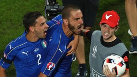 Germania-Italia, "rabbia" Bonucci: che esultanza a Bordeaux