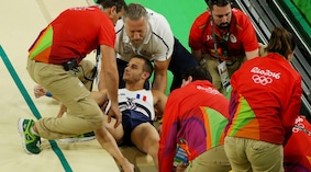 Rio 2016, incidente choc per il ginnasta Said: gamba fratturata