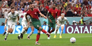 Portogallo-Uruguay 2-0: doppietta di Bruno Fernandes