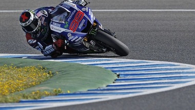 MotoGp, Spagna: Lorenzo leader nel Warm Up, Rossi 3°