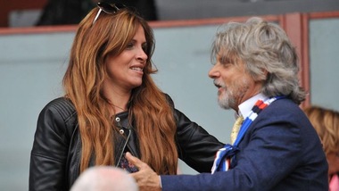 FOTO Ferrero fa il galante con la moglie di Mihajlovic