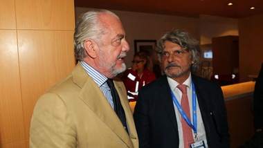 Napoli-Sampdoria, Ferrero: «Vinco io il derby del cinema»