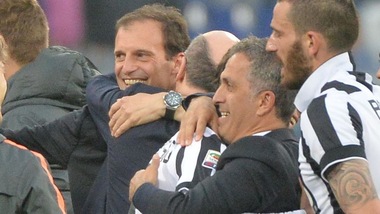 Juve, il marchio della società sul trionfo