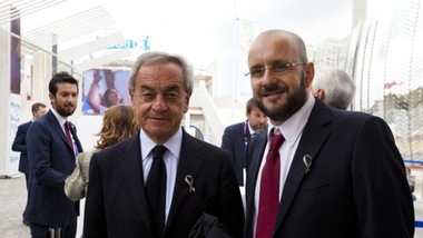 Volley: Inaugurazione del padiglione Kinder con Magri e Berruto