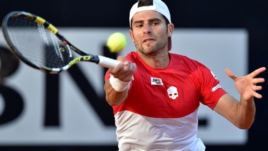 FOTO Internazionali d'Italia: Bolelli, esordio amaro. Fuori al primo turno