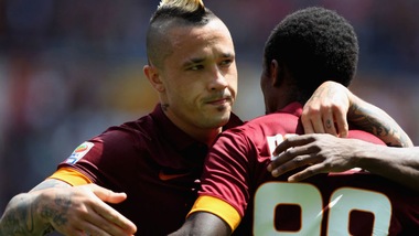 Nainggolan a Pinilla: «Grazie del favore»