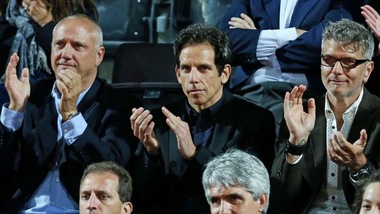 Internazionali, Ben Stiller assiste a Wawrinka-Nadal