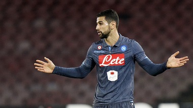 Napoli, senza Britos per la sfida alla Lazio