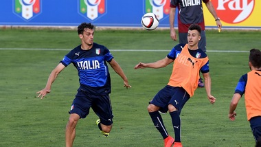 Italia: azzurri in campo a Coverciano