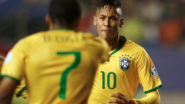 Il Brasile non delude: 2-1 al Perù con Neymar e Costa.