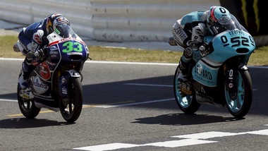 Moto3 Assen, Kent avanti nel warm up