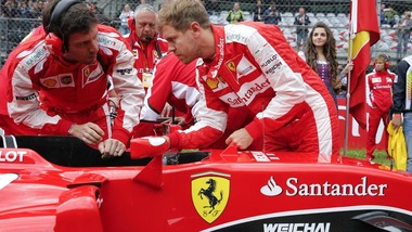 F1 Ferrari, Vettel: «Voglio una gara entusiasmante»