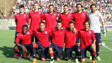 Cagliari, goleada in amichevole con la Rappresentativa Barbagia
