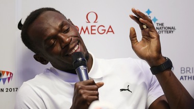 Atletica, torna in pista Bolt: domani corre i 100 a Londra