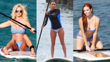 Sup mania, le star più sexy sulla tavola