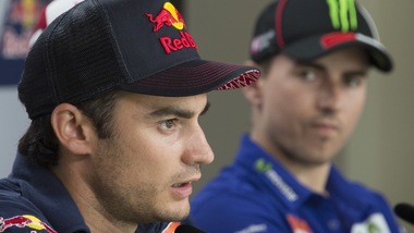 MotoGp Honda, Pedrosa: «Lorenzo più veloce di Rossi»
