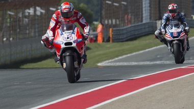 MotoGp Ducati, Dovizioso: «Gara sfortunata, costretto al recupero»