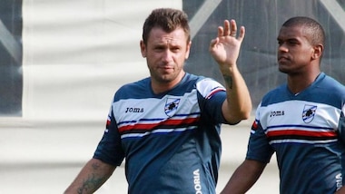 Sampdoria, Cassano corre verso l'Entella