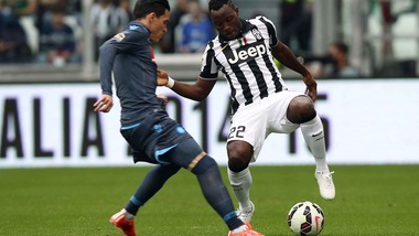 Juve, Asamoah ritorna in gruppo tra 20 giorni