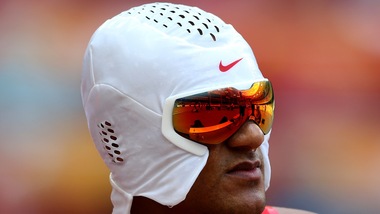Ashton Eaton, cappello da X-Men ai Mondiali di Pechino