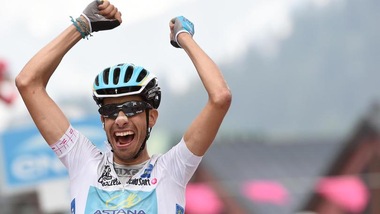 Vuelta, tappa a Landa. Aru in maglia rossa