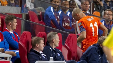 Olanda, Robben ko: fuori un mese
